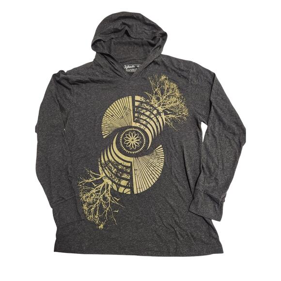 Rythmatics Black & Gold Hoodie T-Shirt - Unisex Medium - Picture 1 of 3